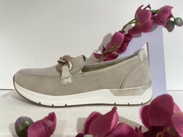 chaussure RIEKER beige avec boucle