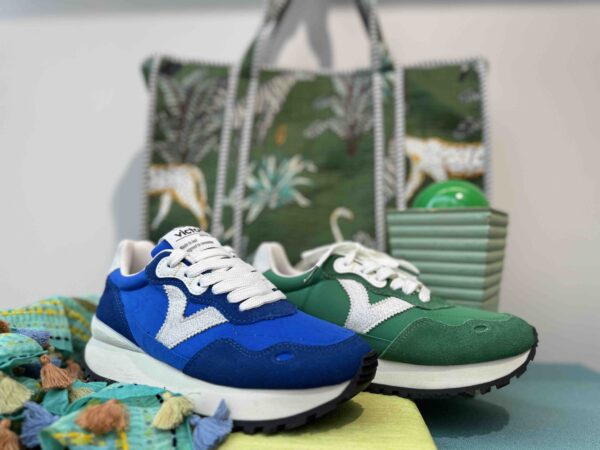 Basket VICTORIA bleu ou vert