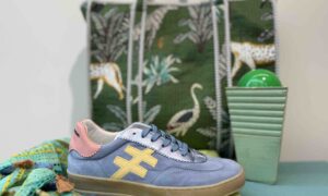 Basket ALPE bleu et jaune