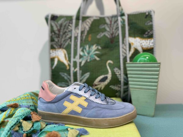 Basket ALPE bleu et jaune