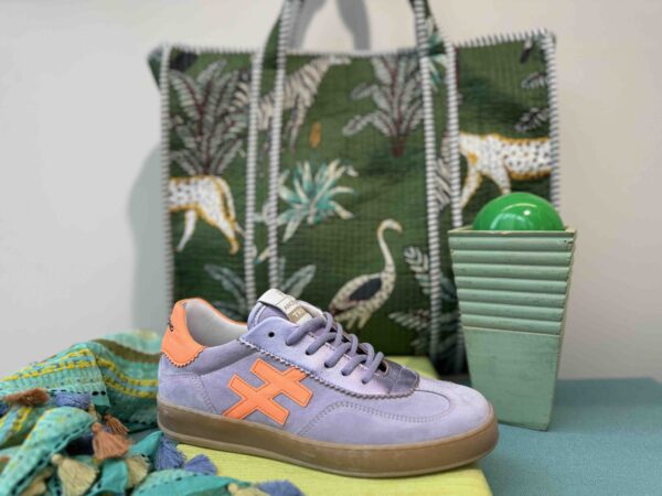 Basket ALPE violette et orange