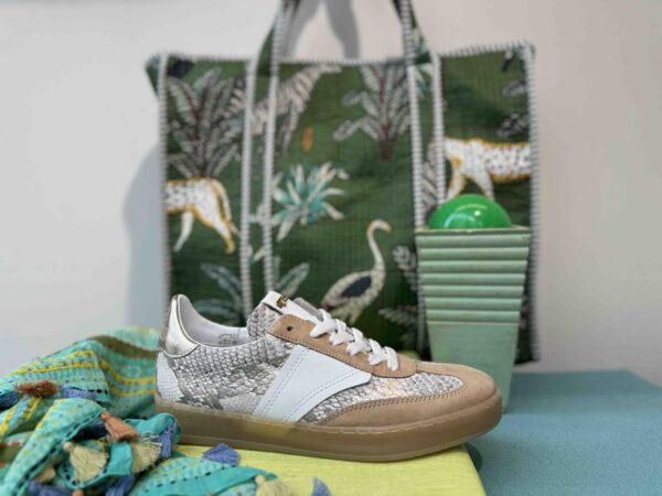 Basket MJUS python et beige