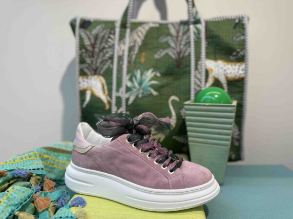 Basket MÉLINÉ rose avec bijoux