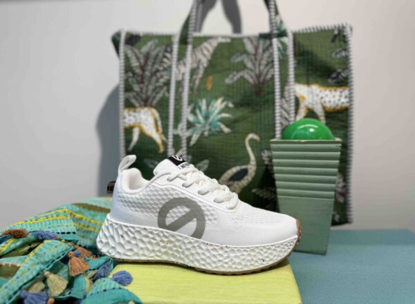 Basket NO NAME carter jogger blanche