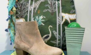 Bottine TAMARIS beige nubuck
