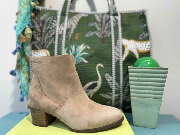 Bottine TAMARIS beige nubuck