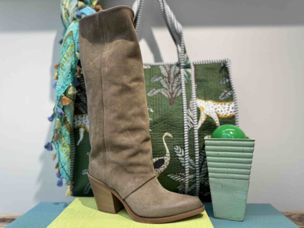 Botte METISSE taupe en nubuck