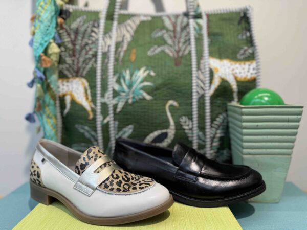 Mocassins DORKING noir ou léopard