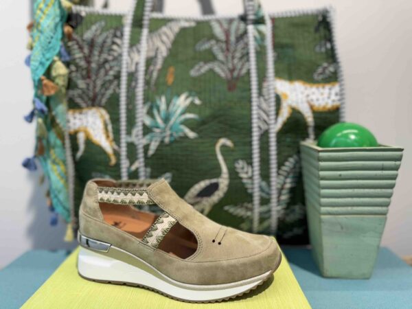 Chaussures MAMZELLE nubuck kaki