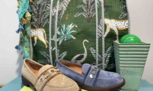 Mocassin MAMZELLE bleu ou beige