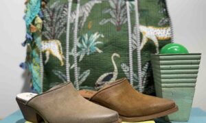 Mules MÉTISSE nubuck taupe ou camel