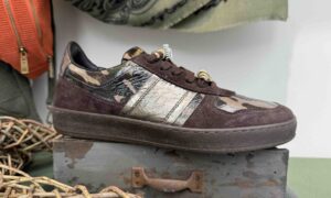 Basket MJUS camouflage chocolat