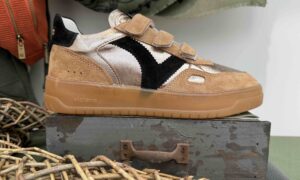 Basket VICTORIA camel, noire et rose gold