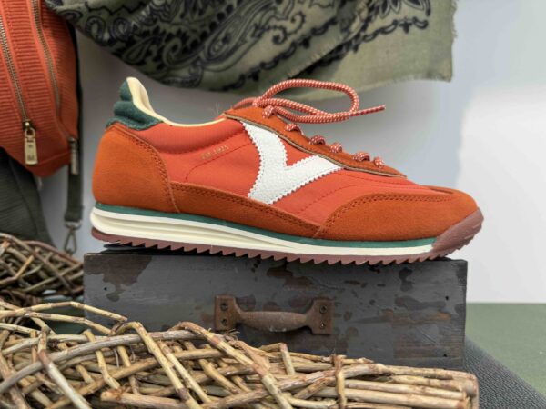 Basket VICTORIA orange et kaki