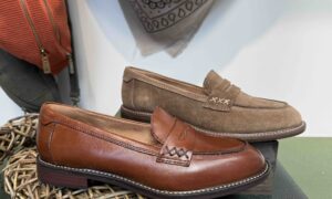 Mocassin TAMARIS cuir camel ou nubuck taupe