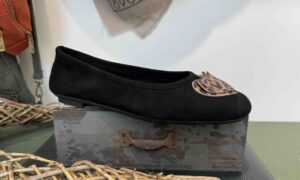 Ballerine Reqins avec coeur noir