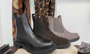 Bottine TAMARIS cavalière noire, taupe ou chocolat