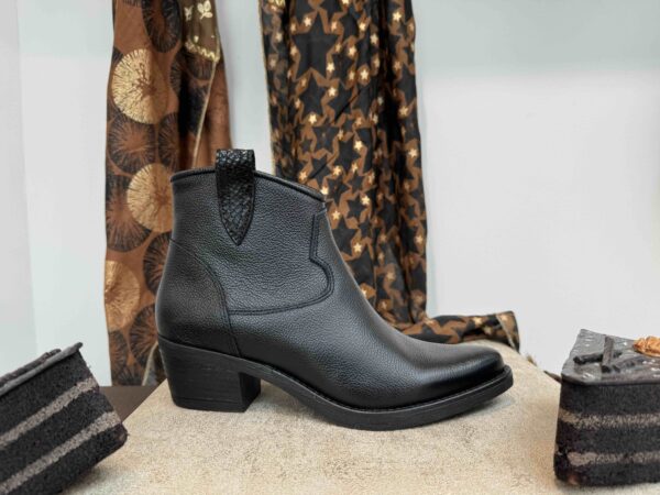 Tiag WEDO en cuir noir