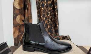 Cavalière REQINS noire vernis