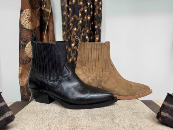 Tiag ALPE en cuir noir ou nubuck beige