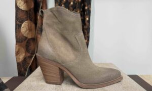 Tiag MÉTISSE talon haut nubuck beige