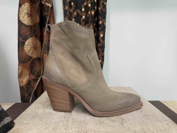 Tiag MÉTISSE talon haut nubuck beige