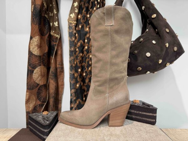 Santiag MÉTISSE en nubuck beige