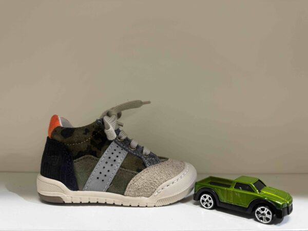 Basket BOPY montante à lacets + zip avec différents motifs