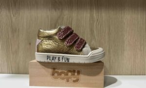 Basket BOPY à scratch, doré avec bout renforcé