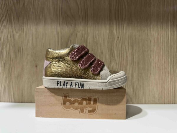 Basket BOPY à scratch, doré avec bout renforcé