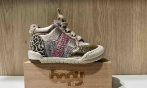 Basket BOPY à lacets + zip multi-matière avec bout renforcé