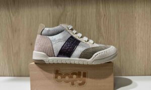 Basket BOPY à lacets + zip multicolore avec bout renforcé