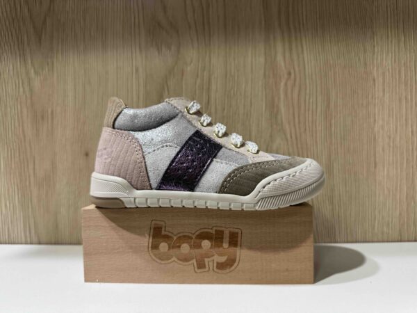 Basket BOPY à lacets + zip multicolore avec bout renforcé