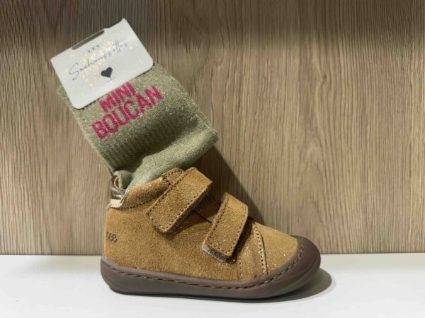 Basket GBB à scratch camel pailletté