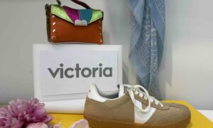 Basket VICTORIA semelle fine : beige