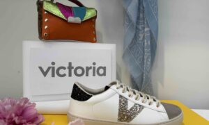 Basket VICTORIA semelle fine : paillettes