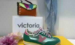 Basket VICTORIA : vert et rose