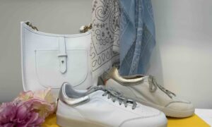 Basket STEP : beige ou blanc