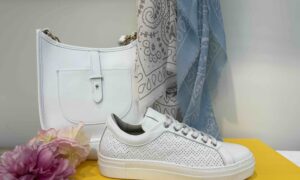 Basket STEP perforée : blanche