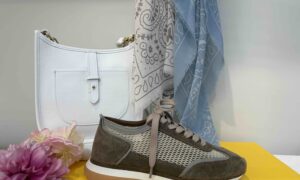 Basket STEP perforée : taupe