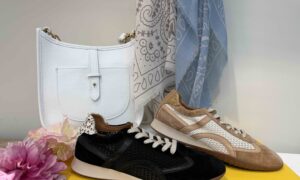 Basket MAM'ZELLE : beige ou noire