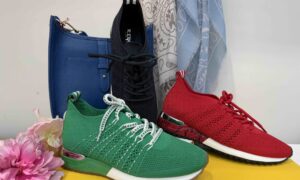 Basket REQINS INES crochet : rouge, vert ou bleu marine