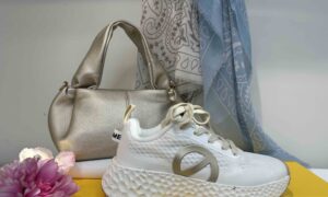 Basket NO NAME CARTER en toile : blanche