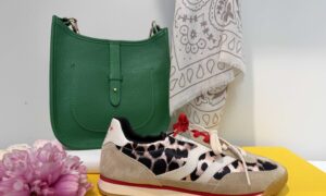 Basket MRP élastiquée : léopard