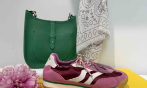 Basket MRP élastiquée : rose