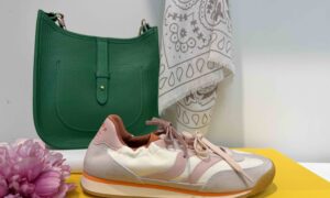 Basket MRP élastiquée : beige