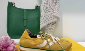 Basket MRP élastiquée : jaune